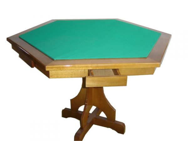 Mesa de Carteado Sextavada - Modelo 2